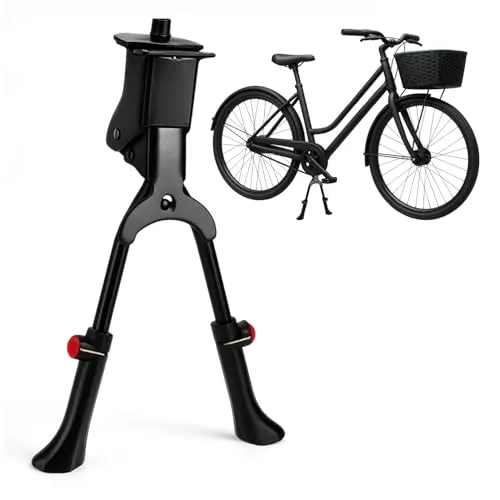 com-four® Zweibeinständer Fahrrad 24–29,5 Zoll