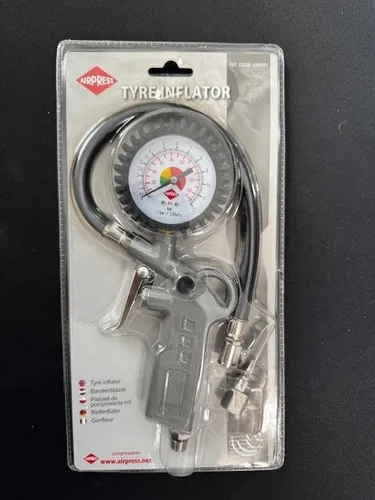 Reifendruckpistole mit Manometer bis 8,5 bar