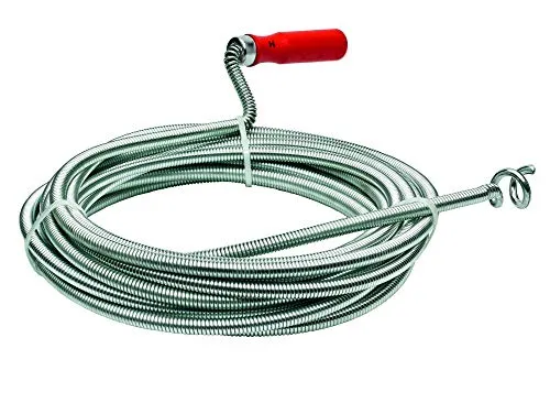 CFH Rohrreinigungsspirale 7 m mit Rückholbohrer Ø 25 mm - Effektive Rohrreinigung ohne Chemie! Diese 7 m lange Spirale mit Rückholbohrer ist ideal für dünne Rohrleitungen und sorgt schnell für freie Rohre.