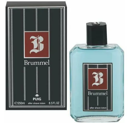 BRUMMEL After Shave Hombre 250 ml - After Shave für Männer, elegante und luxuriöse Pflege mit frischer, holziger Duftnote, die den ganzen Tag anhält. Ideal für den modernen Mann, der Wert auf sein Äußeres legt.
