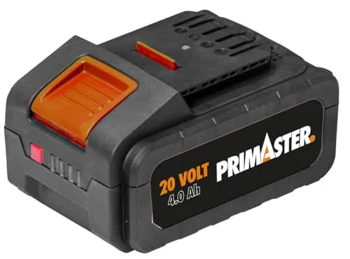 Primaster Ersatzakku 20 V 4,0 Ah - Elektrowerkzeug-Akkus mit Kontroll-Leuchten für Akku-Ladestand, ideal für eine zuverlässige Nutzung Ihrer Geräte.
