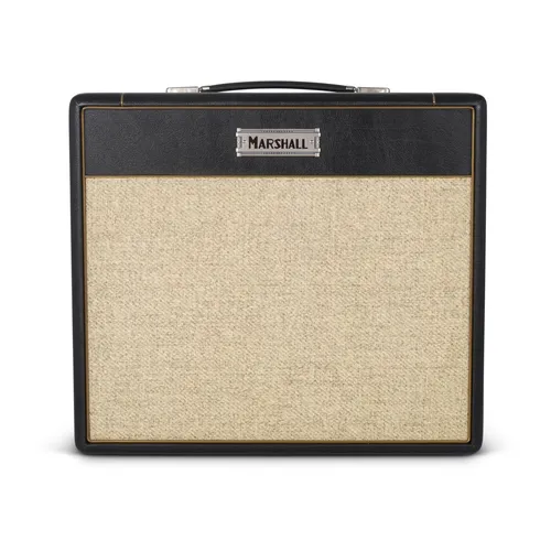Marshall Studio JTM ST20C Combo Gitarrenverstärker - Vollröhren-Gitarrenverstärker mit 20 Watt Leistung, schaltbar auf 5 Watt für leises Spielen, ideal für Studio und Home-Gigs. 3-Band EQ und DI-Ausgang für flexible Klanggestaltung.