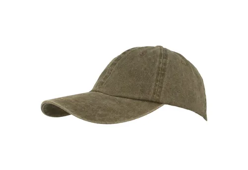 Breiter Baseball Cap Jeans-Stoff-Cap aus 100% Baumwolle in grün von Breiter
