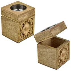2er Set Orientalische Deko Teelichthalter Aufbewahrungsbox Box Lounis