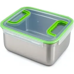 Immer Frischhaltedose Edelstahl 6L – Auslaufsichere Vorratsdose für Meal Prep - Praktische 6L Edelstahl-Frischhaltedose für Meal Prep und mehr. Auslaufsicher und spülmaschinenfest – ideal für die Aufbewahrung und Zubereitung großer Portionen.