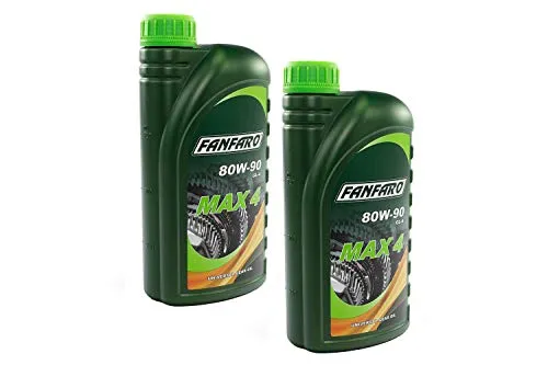 Getriebeöl FANFARO MAX 4 80W-90 GL-4 API GL4 Schaltung 2 X 1 Liter