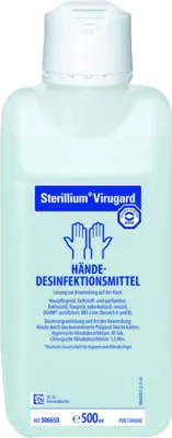 STERILLIUM Virugard Händedesinfektion Lösung 500 ml