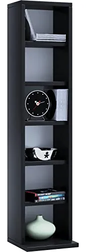 VCM Holzregal Elementa | Platzsparender CD & DVD Schrank