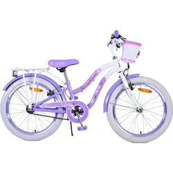 ZOLL Kinder Mädchen Fahrrad 20 Zoll - Lila - Kinderfahrrad mit 20 Zoll Reifen, ideal für Mädchen. Ausgestattet mit Klingel, Korb und höhenverstellbarer Sattelstütze für optimalen Komfort und Sicherheit.