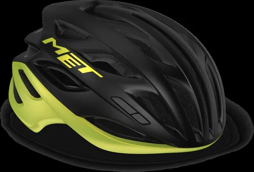 MET Estro MIPS Fahrradhelm Black Lime Yellow Metallic, Größe L (58-61 cm) - Fahrradhelme mit MIPS-Technologie für maximalen Schutz und optimale Belüftung. Ideal für Rennradfahrer und lange Fahrten, bietet er Komfort und Sicherheit in einem stylishen Design.