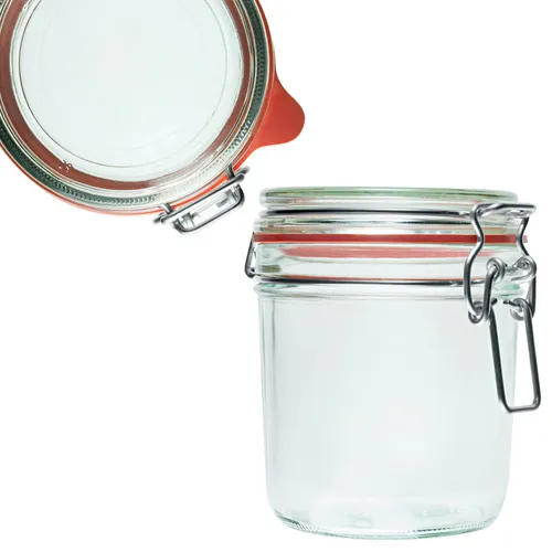 Premium Einmachglas | Vorratsglas | Drahtbügelglas 32 Stk. / VE** 500 ml