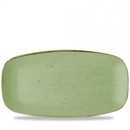 Churchill Stonecast Sage Green Oblong Plate No.4 von Churchill