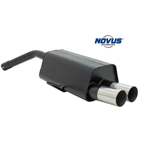 Novus Sportauspuff für Alfa Romeo 156 / GT 2x76mm RL-Design - Schalldämpfer für Alfa Romeo, verleiht dem Fahrzeug einen sportlichen Sound und sorgt für verbesserte Leistung.