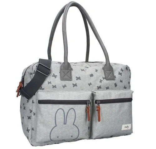 Vadobag Wickeltasche mit Wickelunterlage und Miffy-Motiv in grau von Disney