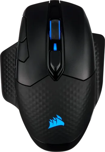 CORSAIR DARK CORE RGB PRO - Wireless FPS MOBA Gaming Maus, 18.000 DPI, 8 programmierbare Tasten und bis zu 50 Stunden Akkulaufzeit
