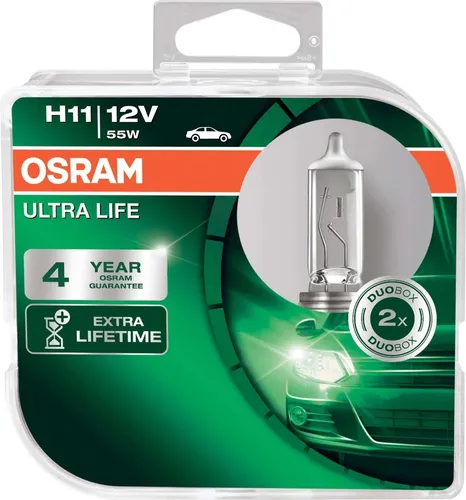2x Stück H11 12V 55W PGJ19-2 ULTRA LIFE HCB OSRAM Autolampe Glühbirne