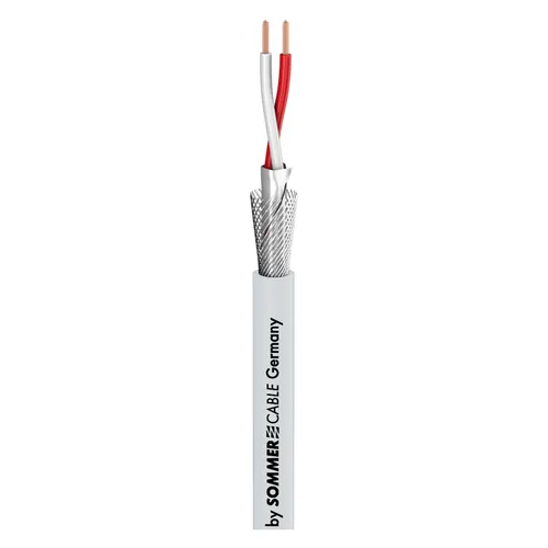 1m Sommer Cable SC-Goblin 2 x 0,14 mm² Meterware OFC Kupfer 4,6mm eisgrau