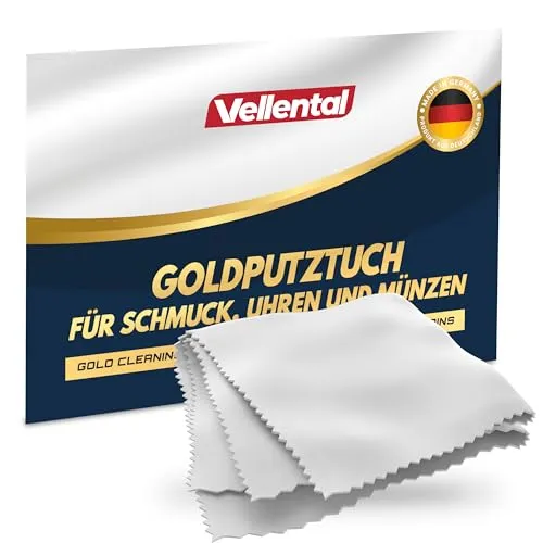 Gold Poliertuch für Schmuck & Münzen