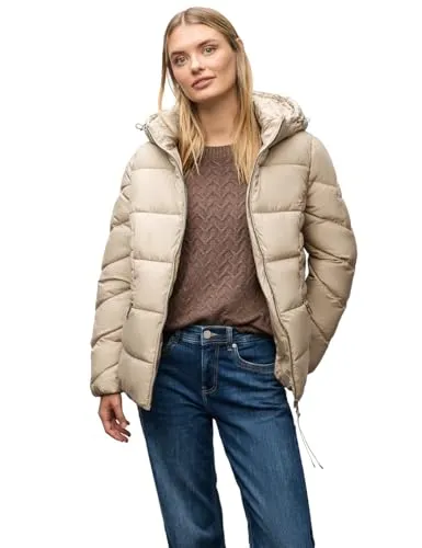 STREET ONE Wolljacke - Funktionsjacken für Damen, modische Steppjacke mit leichter Fütterung und praktischer Kapuze für besten Tragekomfort an kühlen Tagen.