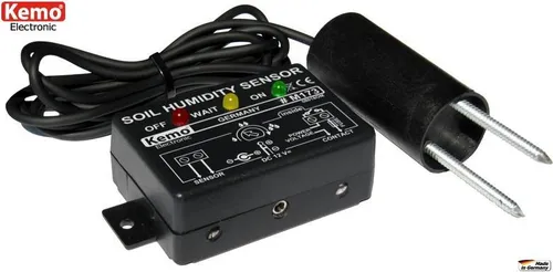 Kemo M173 Gartenbewässerungssensor 12 V/DC - Bodenfeuchteregler für präzise Gartenbewässerung, sorgt für optimale Pflanzenpflege und Wasserersparnis.