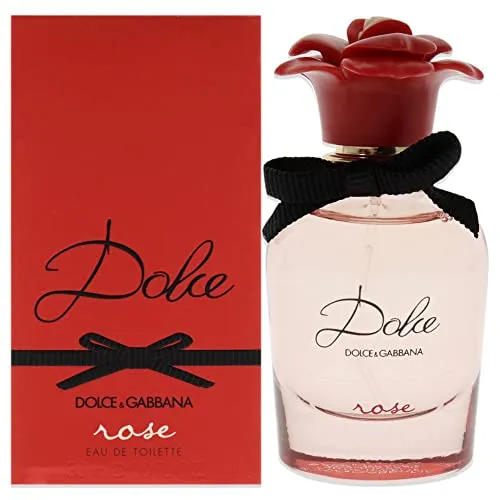Dolce & Gabbana Dolce Rose Femme Eau de Toilette 30g - Eau de Toilette für Frauen, blumig-fruchtiger Duft mit Noten von Johannisbeere und Rose, ideal für den täglichen Gebrauch.