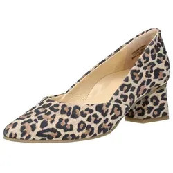 Paul Green Damen Ballerina in beige-Kombi - Gr. 41 - Damen-Pumps aus langlebigem Echtleder, mit hautfreundlichem Lederfutter für optimalen Tragekomfort und vielseitige Kombinationsmöglichkeiten.