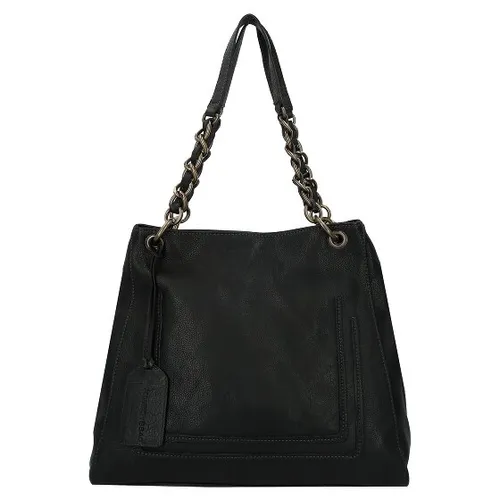 Cowboysbag Shopper Chained aus Leder - Elegante Leder-Shopper mit praktischem Reißverschluss und durchdachten Fächern, ideal für Damen, die Stil und Funktionalität schätzen.