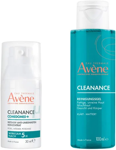 PIERRE FABRE DERMO KOSMETIK Avene Cleanance Comedomed Anti Unreinheiten Konzentrat 30 ml + gratis Cleanance Reinigungsgel 100 ml