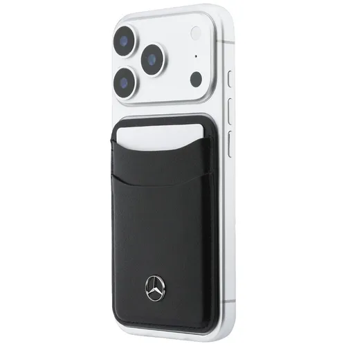 Mercedes iPhone 17 16 15 14 13 12 MagSafe Wallet Card Slot Magnetic Metal Logo
