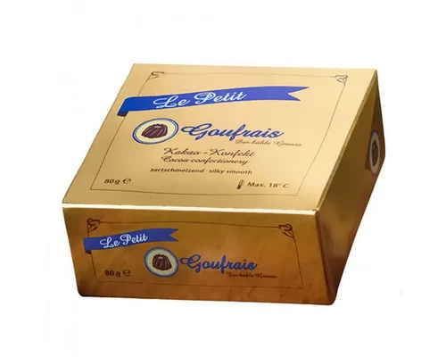 Goufrais Schokolade Kakaokonfekt Gugelhupf Le Petit Kleine Kostbarkeiten (25 Stück) (87g)