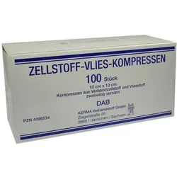 Zellstoff Vlies Kompressen unsteril 10x1 100 St