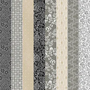 Servietten Muster grau 33 x 33 cm 20 Stück in grau von Braun & Company