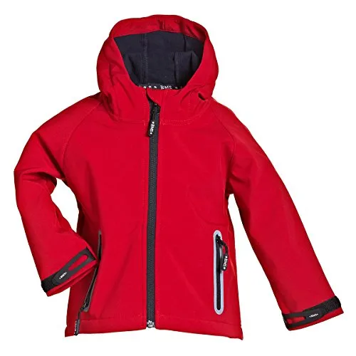 BMS Kids Softshell Jacke, Rot, Größe 110