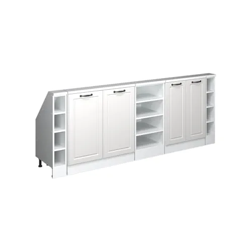 Vicco Kommode Rion, Weiß/Weiß Landhaus in weiß von Vicco