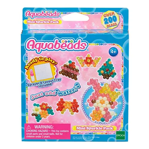 Aquabeads 32758 Mini Glitzerspielset - Bastelset, AB32758, glitzernde perlen.