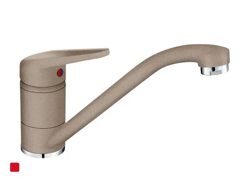 Franke Novara-Plus Cashmere Hochdruckarmatur - Elegante Armatur mit 360° Schwenkbereich für maximale Flexibilität in der Küche.