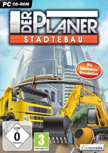 Der Planer: Städtebau - PC Spiel - Simulation für PC, ideal für kreative Stadtplaner. USK ab 0 Jahren, perfekt für alle Altersgruppen!