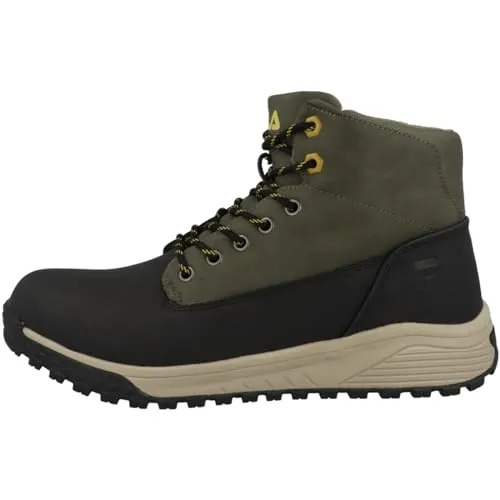 FILA Damen Lance XXI Hiking Boots, Black-Olive Night, 41 EU in grün von FILA
