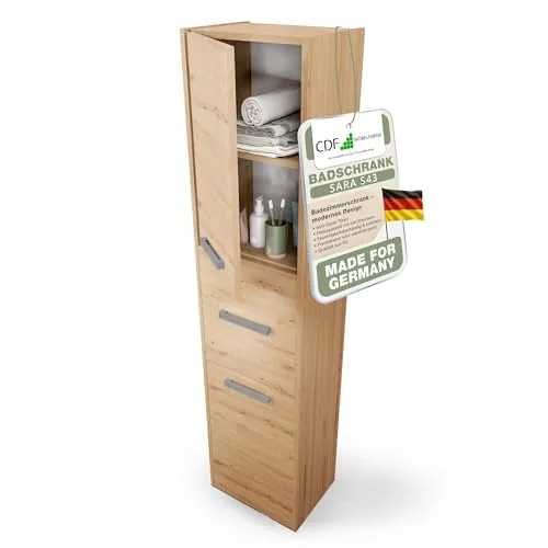 CDF Hochschrank SCHMAL HOCH-Schrank Badschrank 40cm Breit Badezimmerschrank