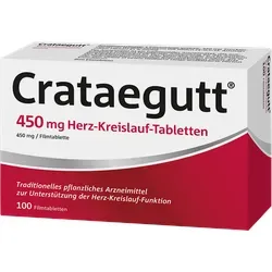 Crataegutt 450 mg Herz-Kreislauf-Tabletten 100 St von Dr. Willmar Schwabe