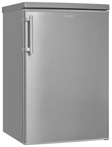 Exquisit KS16-V-H-040E Stand Kühlschrank in silber von Exquisit