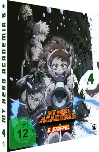 My Hero Academia - Staffel 6 - Vol.4 - [DVD] - Erlebe spannende Abenteuer mit deinen Lieblingshelden, freigegeben ab 12 Jahren. Ideal für Anime-Fans!
