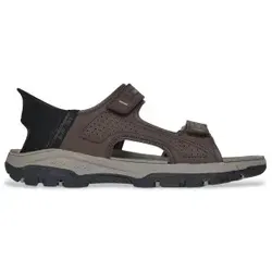 Skechers Herren TRESMEN Reece Sportsandale - Schokoladenbraun, 44 EU - Wanderschuhe mit Relaxed Fit Design für geräumige Passform. Exklusives Fersenkissen sorgt für sicheren Halt und lässigen Komfort bei Outdoor-Aktivitäten.