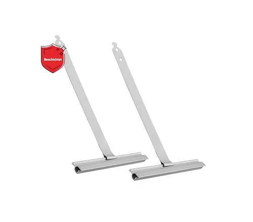 BAUHELD® Rolladen Aufhängefeder Maxi [2 Stück] - Rollladen-Aufhängung aus hochwertigem Federstahl [Kunststoffbeschichtet] - Rolladen-Feder mit Schwalbenschwanz - Für Rolladenprofile 52 & 55mm