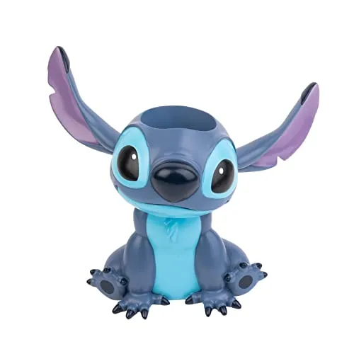 Grupo Erik Stiftehalter Walt Disney Stitch - Kreativer Schreibtisch Organizer - Stiftköcher mit handbemalter Stitch Figur aus Lilo und Stitch, ideal für Disney-Fans. Halte deinen Schreibtisch ordentlich und setze ein kreatives Highlight!