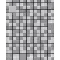 Produktbild EDEM 1033-16 Küchen Bad Tapete Geometrisch Metallic Effekt Silber Platin 0,53 m x 10,05 m 5,33 m2 Silber