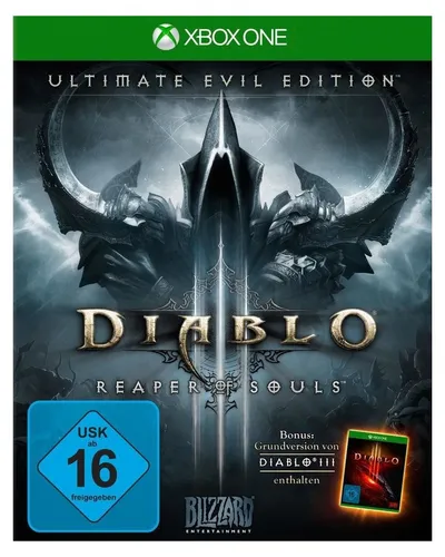 Diablo 3: Reaper of Souls Ultimate Evil Edition für Xbox One - Action-Rollenspiel für Xbox One, inkl. Erweiterung Reaper of Souls. Erlebe spannende Abenteuer mit bis zu 4 Spielern und entdecke ein überarbeitetes Beutesystem!