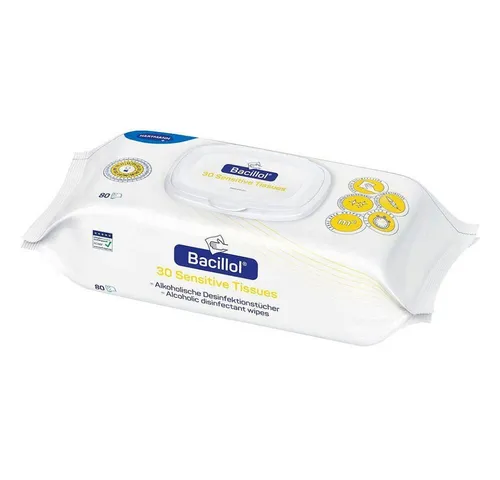 PAUL HARTMANN AG Desinfektionsmittelspender Hartmann Bacillol® 30 Sensitive Tissues Desinfektionstücher für
