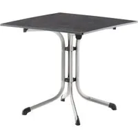 Sieger Boulevard-Klapptisch eckig mit Vivodur-Dekorplatte - Wetterfester Klapptisch mit eleganter Vivodur-Dekorplatte, ideal für Garten und Balkon. Leicht zu verstauen dank Klappmechanismus, optimal für flexible Nutzung.