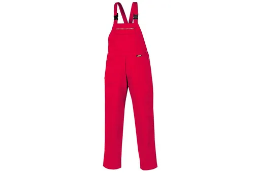 BIG-TEXXOR Arbeits-Berufs-Latz-Hose, 290g/m2, rot - Hochwertige Arbeits-Latz-Hose aus 100% Baumwolle, ideal für Handwerk und Industrie, in Größen 24-30, 42-64, 90-110 erhältlich.